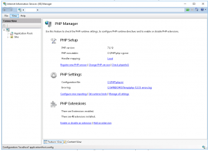 IIS PHP Settings